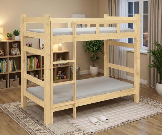 松木雙層床